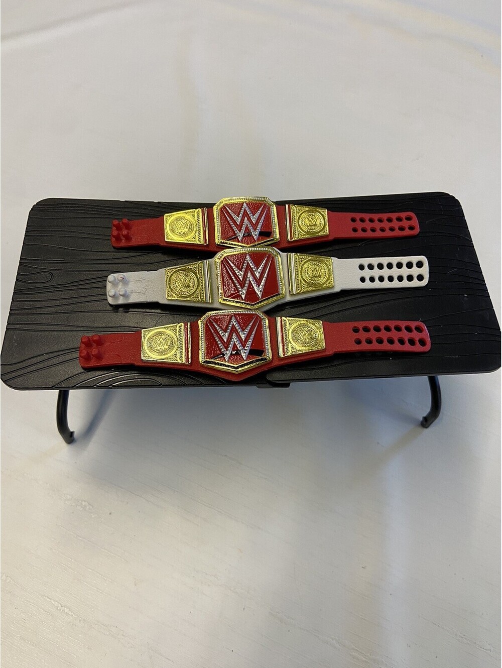 WWE Set Of 3 Universal Championship Mini Replica Belts